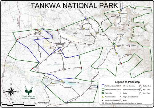 Tankwa Karoo National Park Map